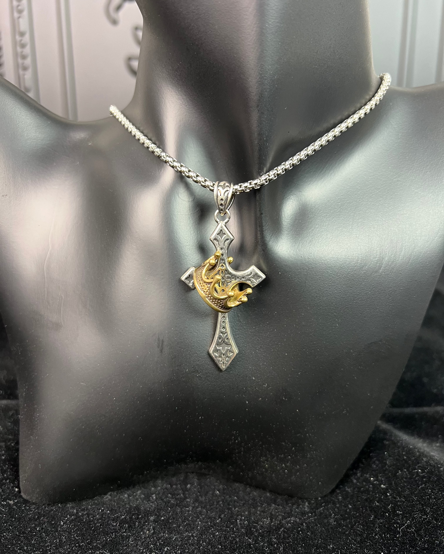 Crown Cross Kette